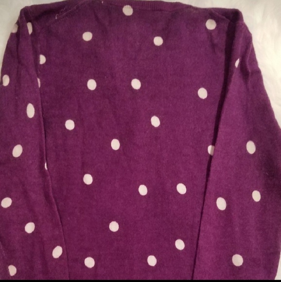 J.Crew Polkadot Cardigan Medium - Picture 7 of 8